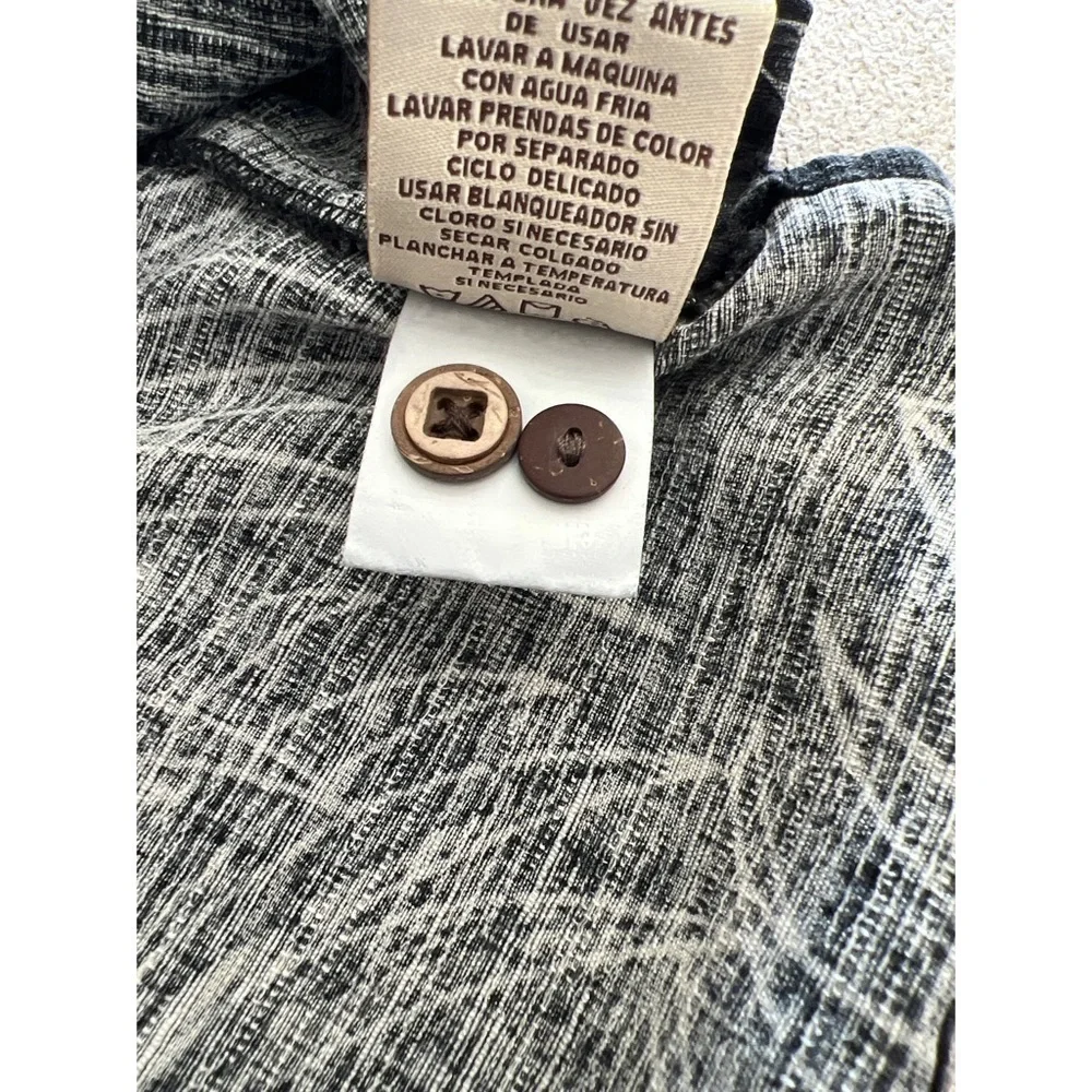 Jamaica JAXX 100% SILK SHORT SLEEVE BLACK PALMS SHIRT - SIZE XL - Picture 6 of 7